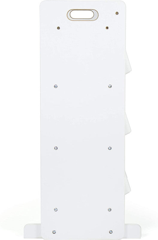 Children's Toy Organiser Shelf with 9 Storage Boxes, White/White