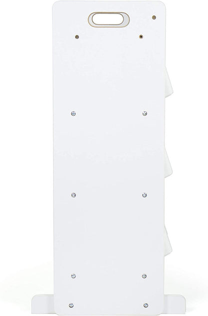 Children's Toy Organiser Shelf with 9 Storage Boxes, White/White